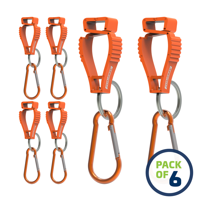 Glove Clip Safety Holder with Carabiner