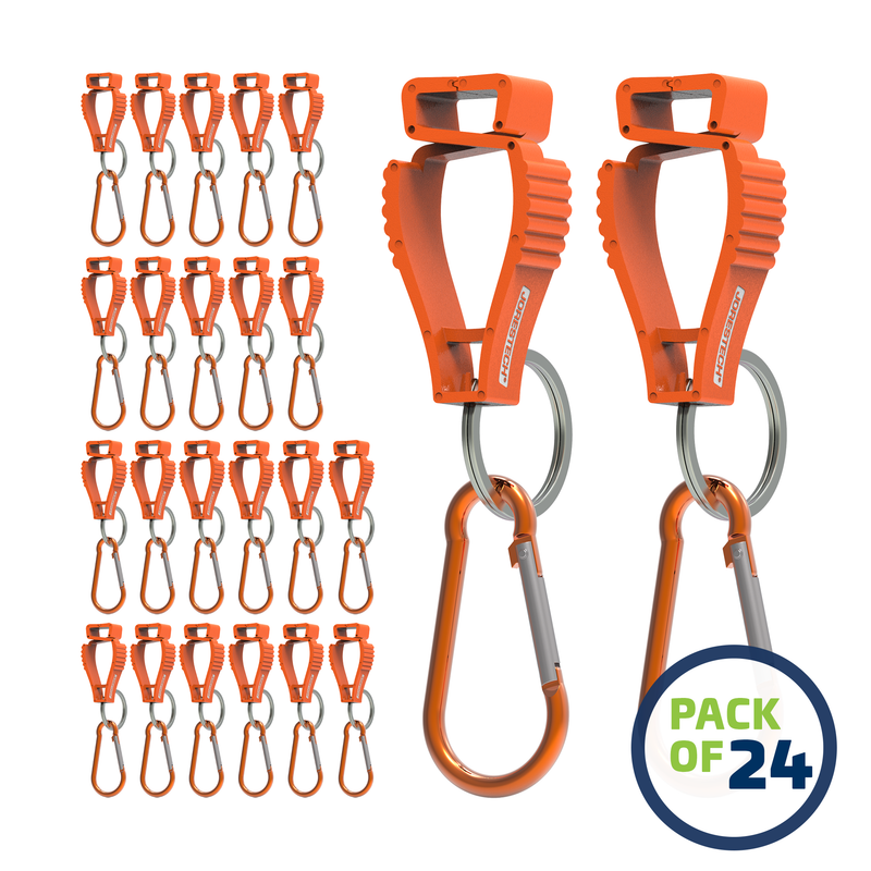Glove Clip Safety Holder with Carabiner