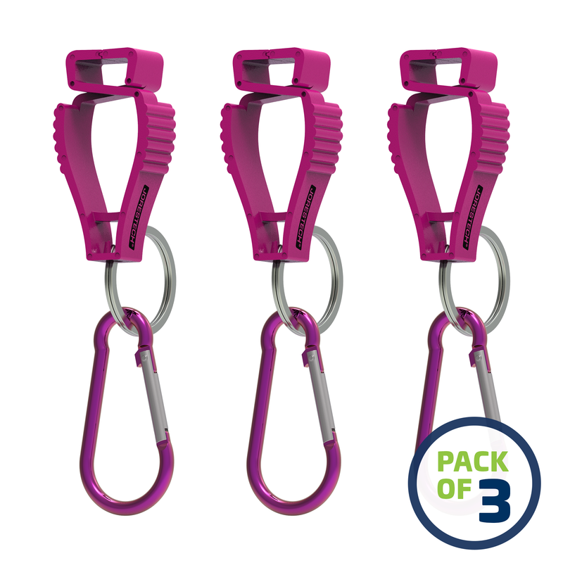 Glove Clip Safety Holder with Carabiner