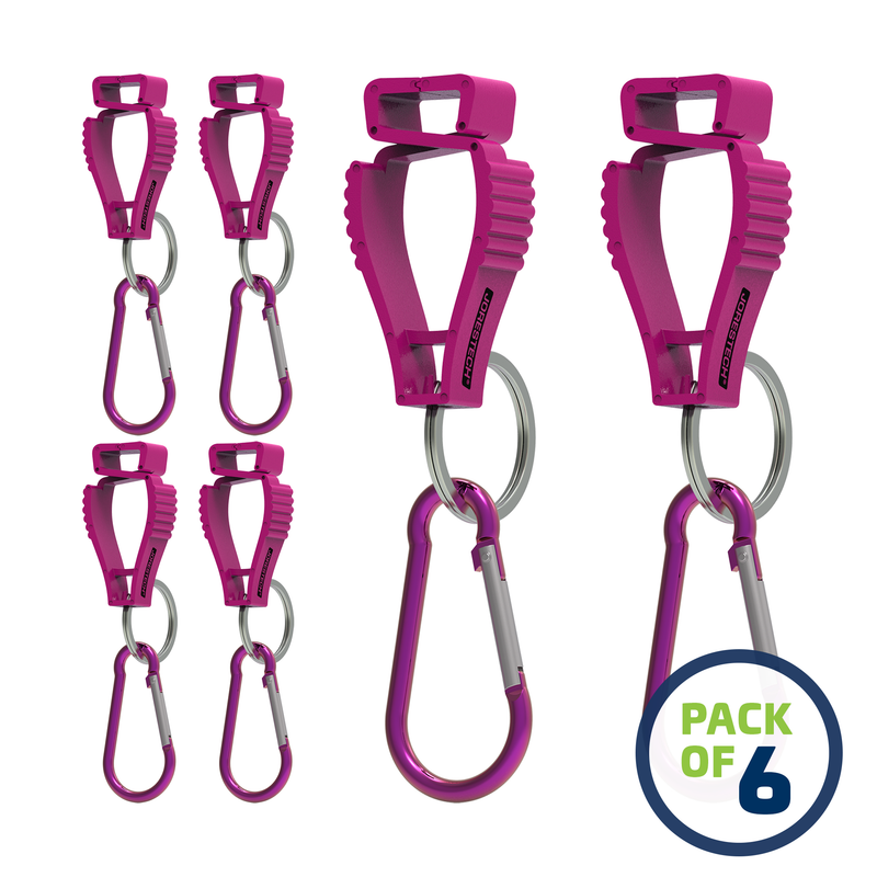 Glove Clip Safety Holder with Carabiner