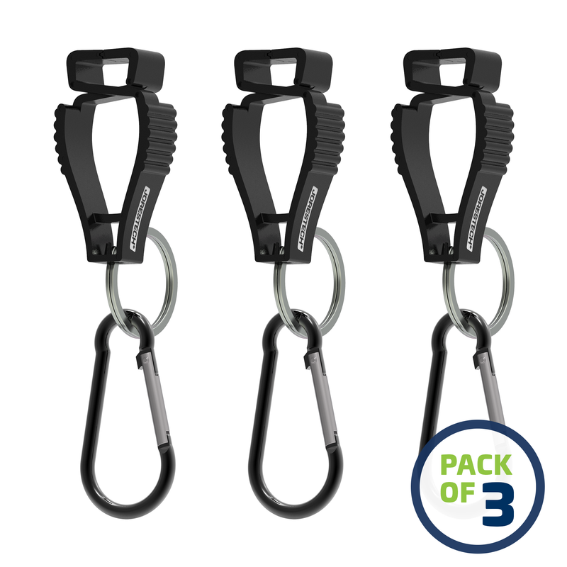 Glove Clip Safety Holder with Carabiner