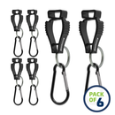 Glove Clip Safety Holder with Carabiner