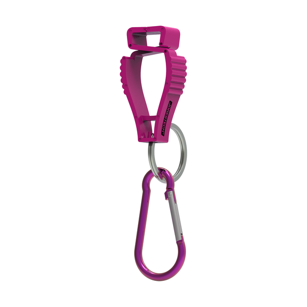 Glove Clip Safety Holder with Carabiner - PinkFit Collection