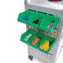 Gratnells MakerSpace Cart  40.00x17.00x62.00in Grass Green