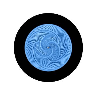 Homedics Drift 21" Meditative Sand Table Black