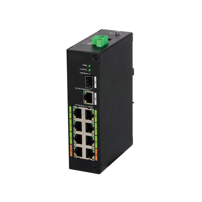 Lorex AEX8 Conmutador ePoE de 8 puertos, AEX8, Negro