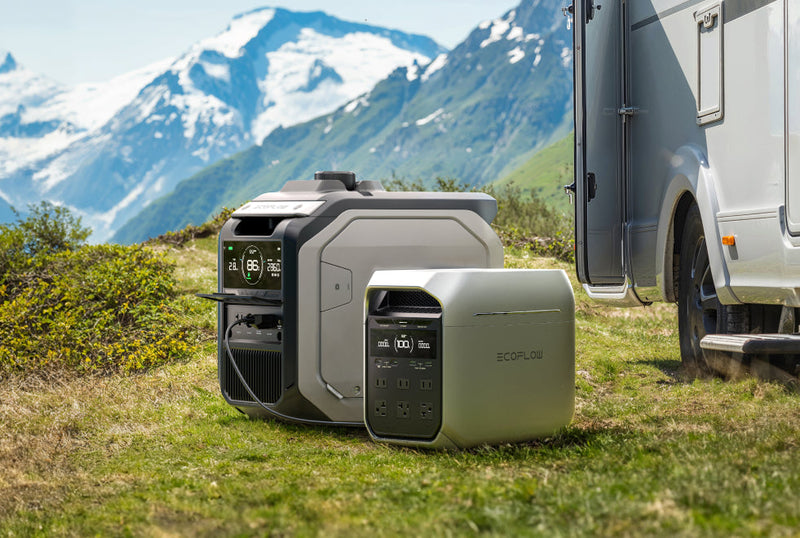 Ecoflow Delta 3 Plus + 2 paneles solares de 110 W