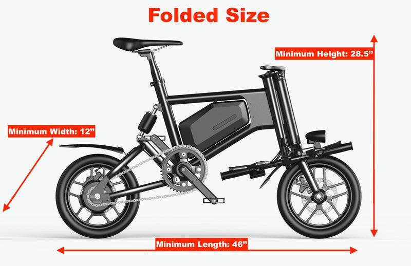 GlareWheel EB-X5 Electric Bike Black
