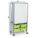 Centro de creación de Gratnells de 17,13 x 26,97 x 56,29 pulgadas