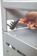 Gratnells MakerSpace Cart with Shallow and Deep Trays and Fixings Pack  16.15x40.38x61.58in Silver (12) Sunshine Yellow (3) Grass Green Trays