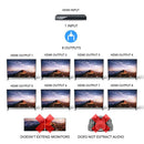 Divisor HDMI OREI de 1 entrada y 8 salidas 4K a 30 Hz con gestión avanzada de EDID, HDR y Dolby Vision (HD-108) 