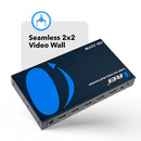 Controlador de videowall Full HD 2x2 con extracción de audio y RS-232 (HD-22VW)