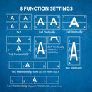 Controlador de videowall Full HD 2x2 con extracción de audio y RS-232 (HD-22VW)