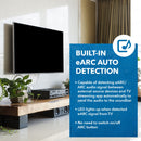 Extractor de audio dual HDMI eARC 4K a 60 Hz con puerto óptico y conector de 3,5 mm, ancho de banda de 18 Gbps (HDA-931) 