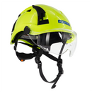 Type 2 Class C Safety Vented Helmet with Eye Visor Shield