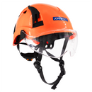 Type 2 Class C Safety Vented Helmet with Eye Visor Shield