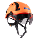 Type 2 Class C Safety Vented Helmet with Eye Visor Shield