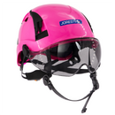 Type 2 Class C Safety Vented Helmet with Eye Visor Shield