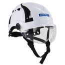 Type 2 Class C Safety Vented Helmet with Eye Visor Shield