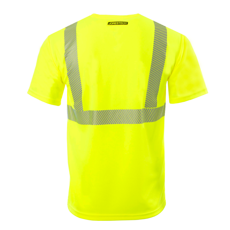 Hi-Vis Heat Transfer Reflective Safety Pocket Shirt