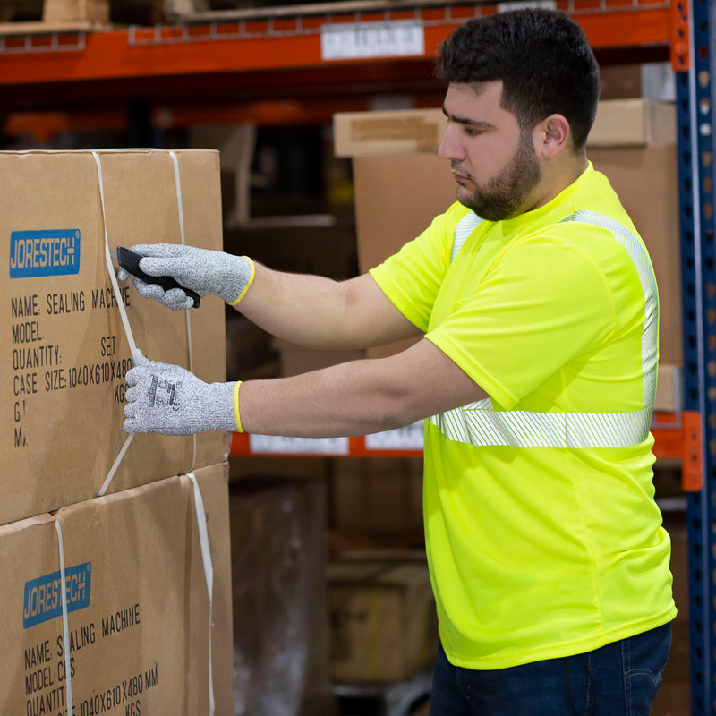 Hi-Vis Heat Transfer Reflective Safety Pocket Shirt