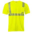 Hi-Vis Heat Transfer Reflective Safety Pocket Shirt