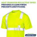 Hi-Vis Heat Transfer Reflective Safety Pocket Shirt