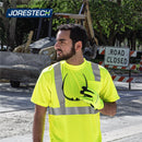 Hi-Vis Heat Transfer Reflective Safety Pocket Shirt