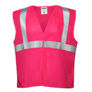 Hi-Vis Mesh Safety Vest with 2” Reflective Strips and Pocket