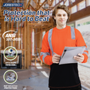 Hi-Vis Reflective Dirt-Concealing Safety Long Sleeve Shirt