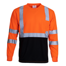 Hi-Vis Reflective Dirt-Concealing Safety Long Sleeve Shirt