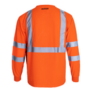 Hi-Vis Reflective Dirt-Concealing Safety Long Sleeve Shirt