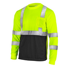 Hi-Vis Reflective Dirt-Concealing Safety Long Sleeve Shirt