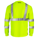 Hi-Vis Reflective Dirt-Concealing Safety Long Sleeve Shirt