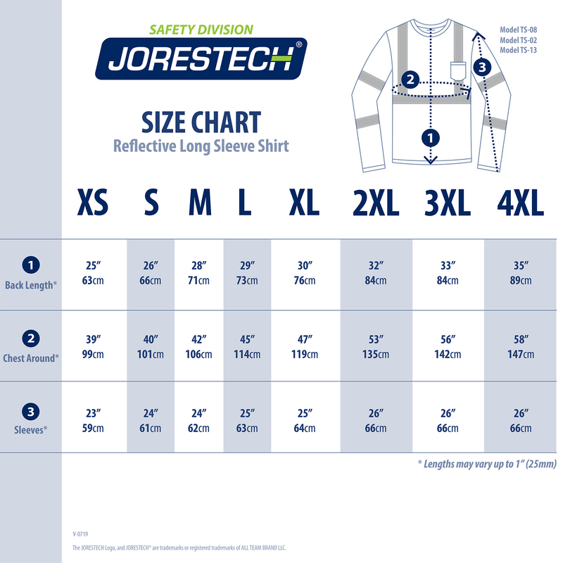 Hi-Vis Reflective Safety Long Sleeve Shirt