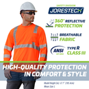 Hi-Vis Reflective Safety Long Sleeve Shirt