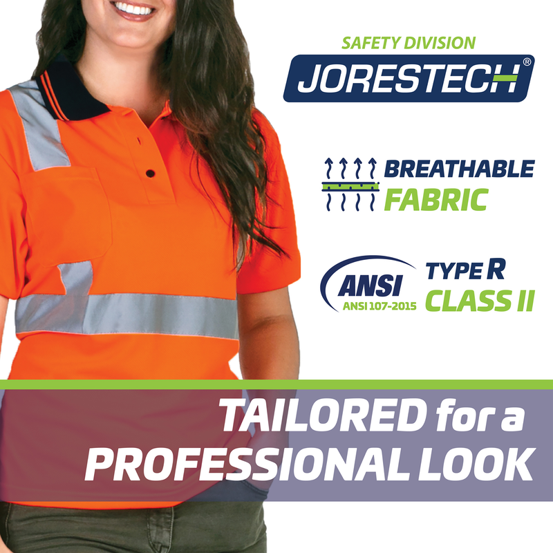 Hi-Vis Reflective Safety Polo Shirt