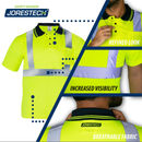 Hi-Vis Reflective Safety Polo Shirt