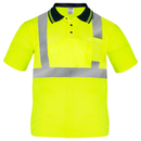 Hi-Vis Reflective Safety Polo Shirt