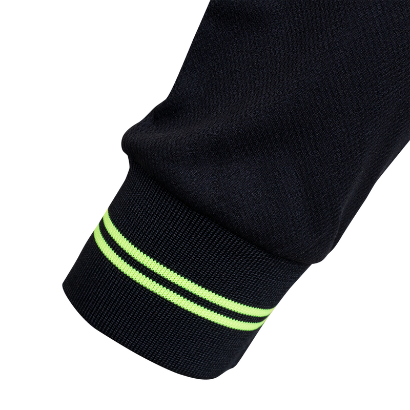 Hi-Vis Reflective Two-Tone Safety Long Sleeve Polo Shirt