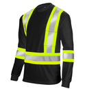 Hi-Vis X-Back Reflective Two-Tone Safety Long Sleeve Shirt