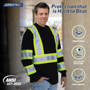 Hi-Vis Reflective Two-Tone Long Sleeve Safety Shirt