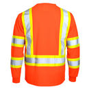 Hi-Vis Reflective Two-Tone Long Sleeve Safety Shirt