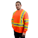 Hi-Vis Reflective Two-Tone Long Sleeve Safety Shirt