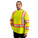 Hi-Vis Reflective Two-Tone Long Sleeve Safety Shirt