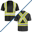 Hi-Vis X-Back Reflective Two-Tone Safety Pocket Shirt