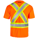 Hi-Vis X-Back Reflective Two-Tone Safety Pocket Shirt