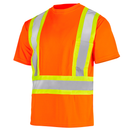 Hi-Vis X-Back Reflective Two-Tone Safety Pocket Shirt