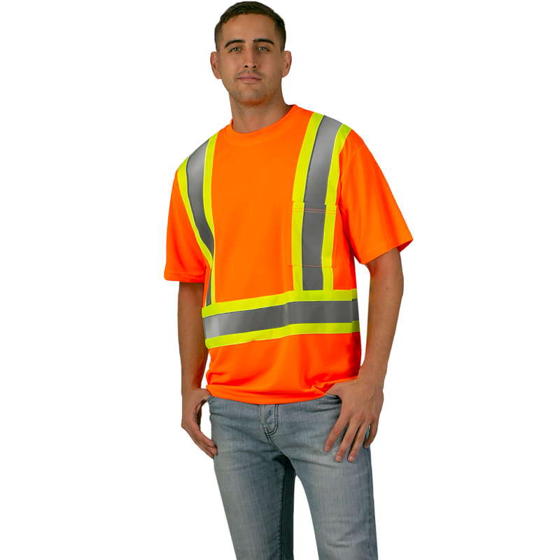 Hi-Vis Reflective Two-Tone Safety Shirt