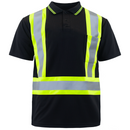 Hi-Vis Reflective Two-Tone Safety Polo Shirt